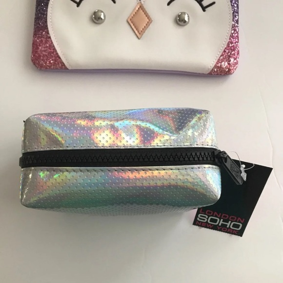 NWT Set of 2 Muticolored Rainbow Bags - Picture 7 of 10